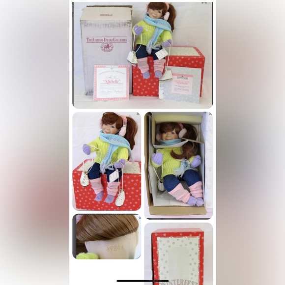 Ashton Drake Galleries - Stewart Sherwood's Winterfest Collection - Michelle - Picture 1 of 1